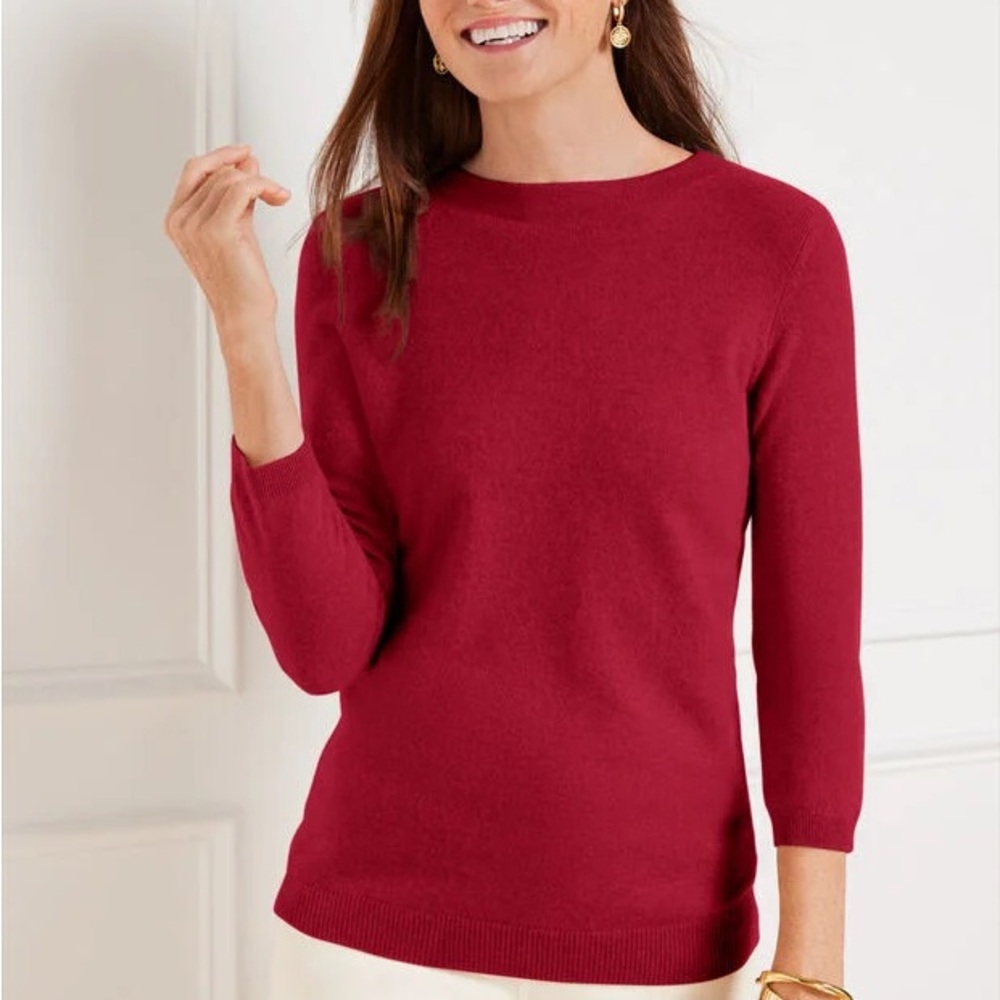 Bundle of 7 Talbots Cashmere Sweaters M